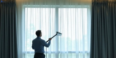 Commercial curtain stain removal service stapylton hotels offices restaurants