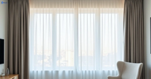 Freshly steam cleaned curtains in stapylton QLD